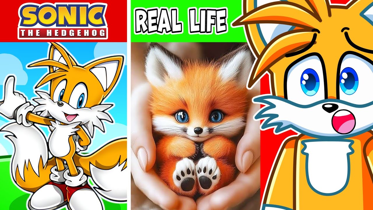 Персонажи Соника в РЕАЛЬНОЙ ЖИЗНИ?!