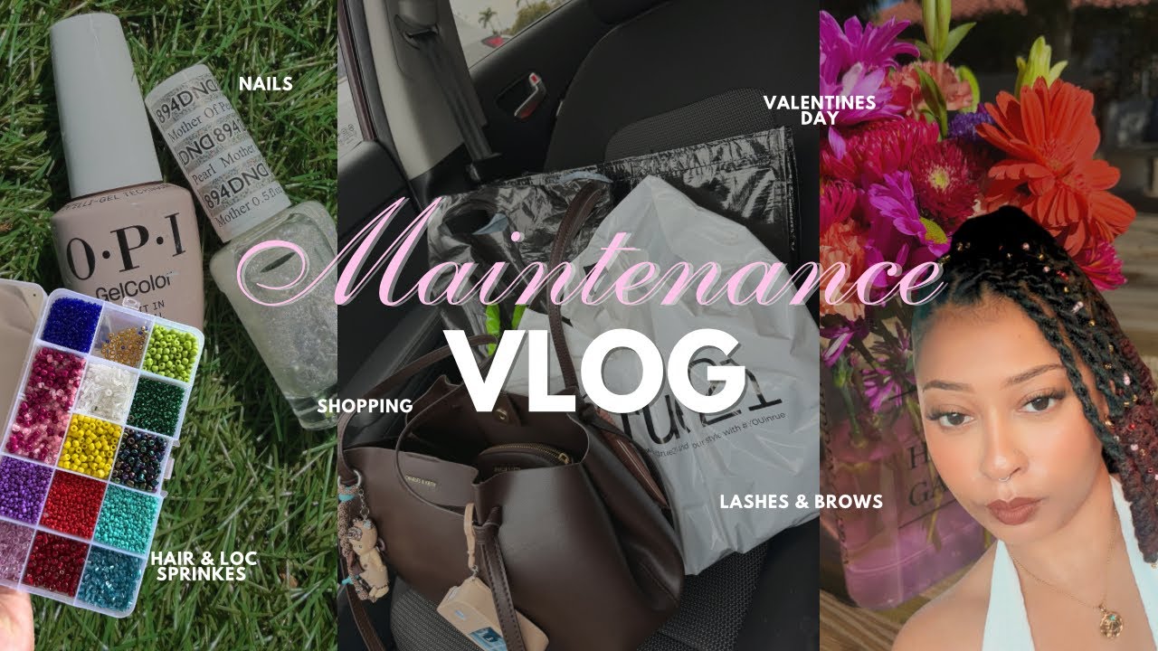 Valentines Maintenance 💌🛍️💅🏽 | Hair, nails, shopping, and more!