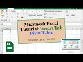 Microsoft Excel Insert Tab Explained | Beginner-Friendly Tutorial