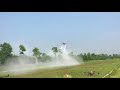 Agricultural drone sprayer  powder dispersment