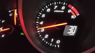 Mazda RX-8: Acceleration in Second Gear (5.8:1 Final Drive)