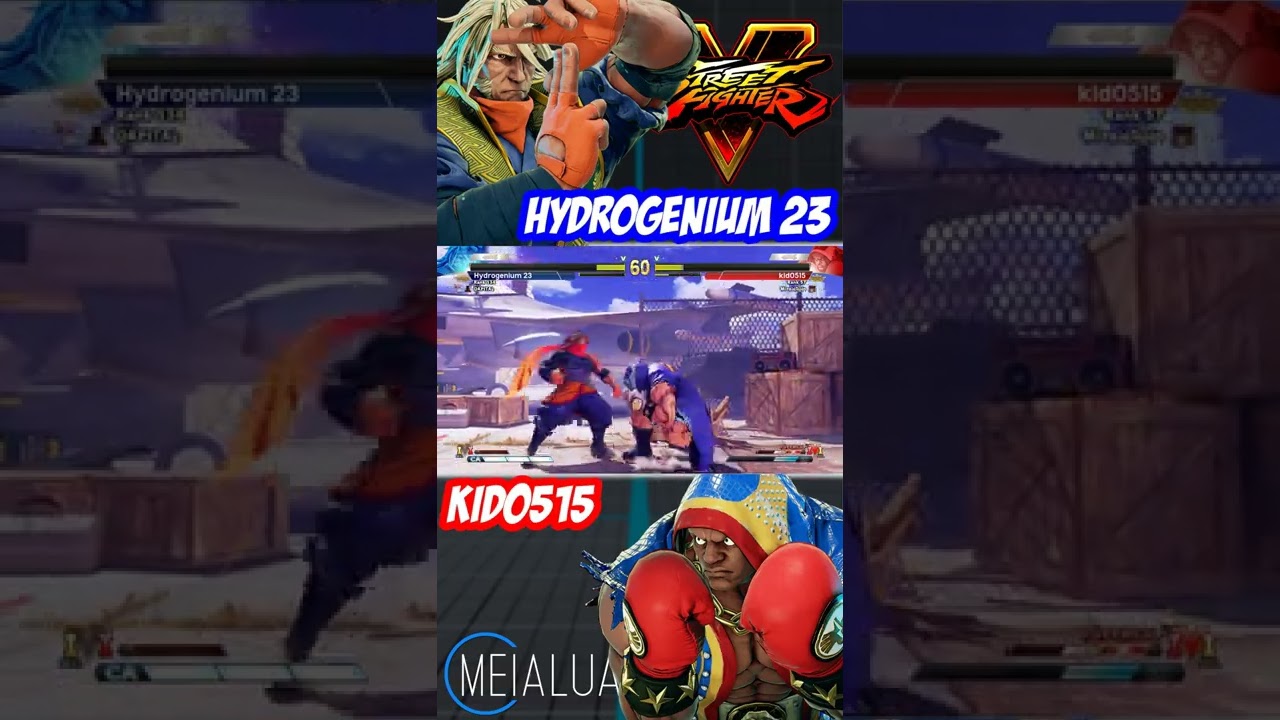 SFV CE - Hydrogenium 23(ZEKU) VS kid0515(BALROG) 🌘 MeiaLua 🌘 MMLLA