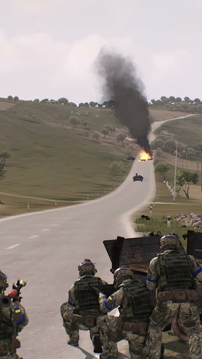 Ukrainian RPG-7 vs Russian T-90 Tanks - Military Simulation ArmA 3