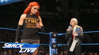 Becky Lynch interrupts Alexa Bliss' SmackDown Women's Title celebration: SmackDown LIVE, Dec 6, 2016
