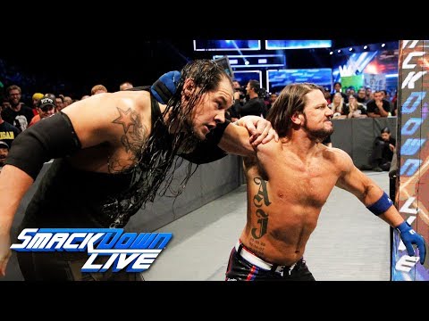 Baron Corbin vs. AJ Styles - United States Championship Match: SmackDown LIVE, Oct. 10, 2017