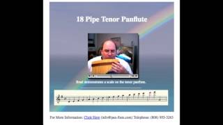 The Pan-Flute Shop : 18-pipe Tenor Demo