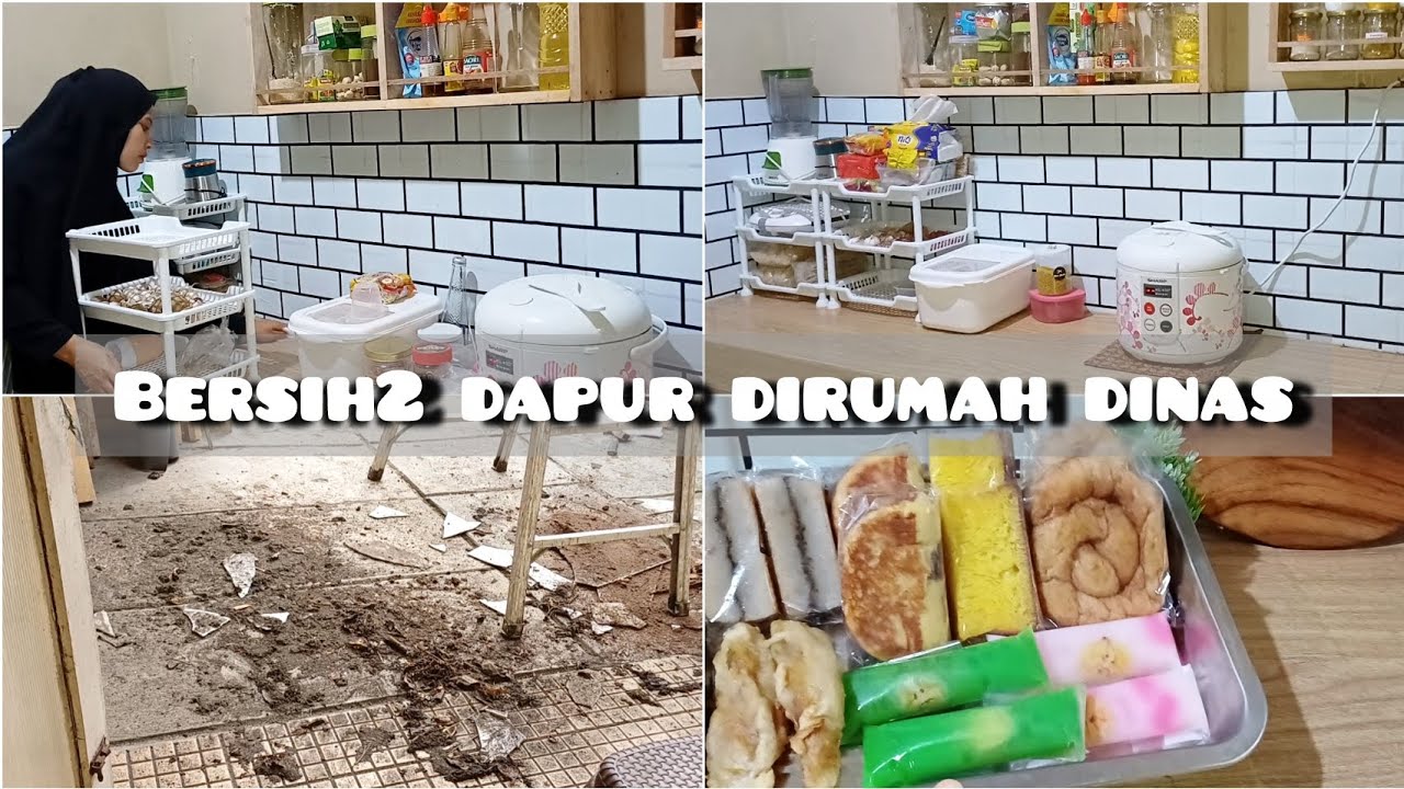 KEGIATAN IBU RUMAH TANGGA BERSIH BERSIH DAPUR RUMAH DINAS
