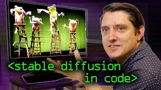 Stable Diffusion in Code (AI Image Generation)  Computerphile