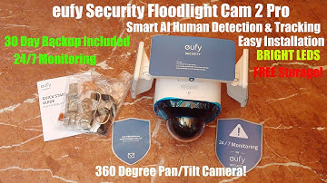 eufy Smart Security Camera with floodlight : Smart tracking &  detection