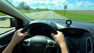 2012 Ford Focus SE Hatchback Around The Field - POV Test Drive