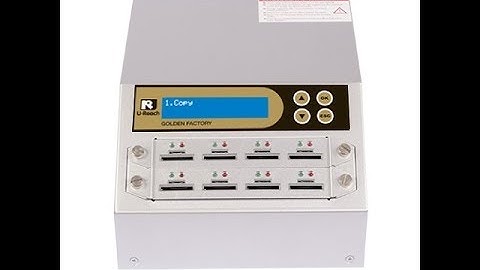 Intelligent 9 Combo SD/MicroSD Duplicator and Sanitizer - Copy Modes