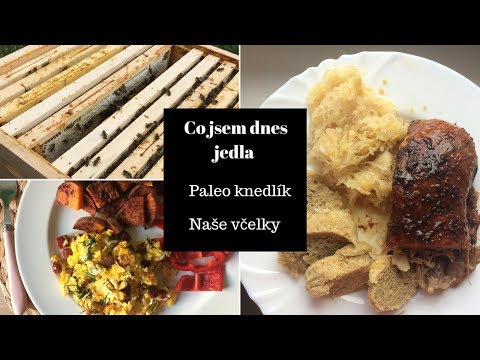 Low carb, paleo co jsem dnes jedla / what i eat in a day, paleo knedlík, naše včelí farma