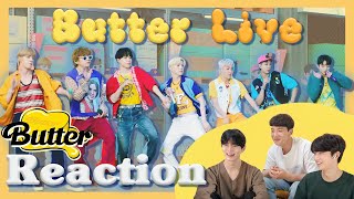 [Rus sub] 💛 Это все еще жара идет ! Butter ! 💛 l BTS - Butter M/V Live Reaction 💜