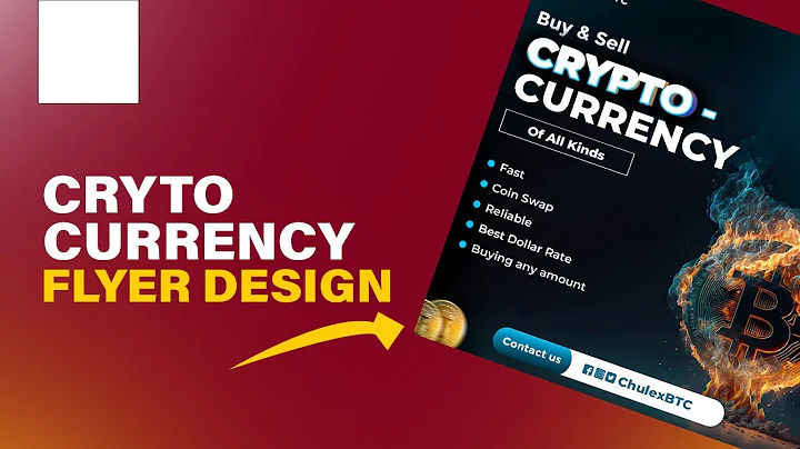 Cryto Currency Flyer || How to design a social media cryto Flyer