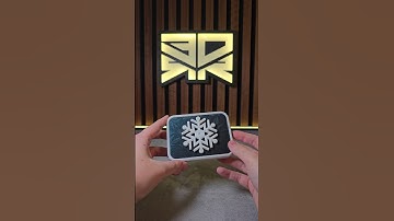 Mechanically Locking Gift Card Box #3dprint #giftcard #snowflake