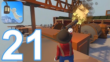 Human Fall Flat Mobile - Gameplay Walkthrough Part 21 - New Level 22: Copper World (iOS, Android)