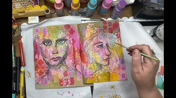 Scrap FX DT Project- A quick & easy Art journal page using Rice paper as a focal