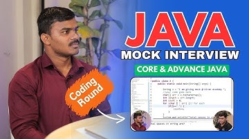 Java Interview For Freshers | Core & Advance Java | Coding Round
