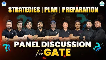Panel Discussion for GATE | Strategies | Plan | Preparation #gate_academy #gate_2023_24