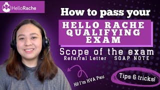 HOW TO PASS HELLO RACHE QUALIFYING EXAM | Scope | Referral Letter | SOAP NOTE | Tips & Tricks 2024