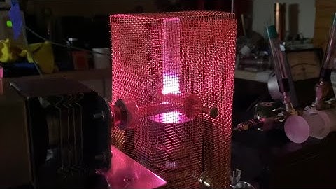 Microwave Ion Source / Plasma Test