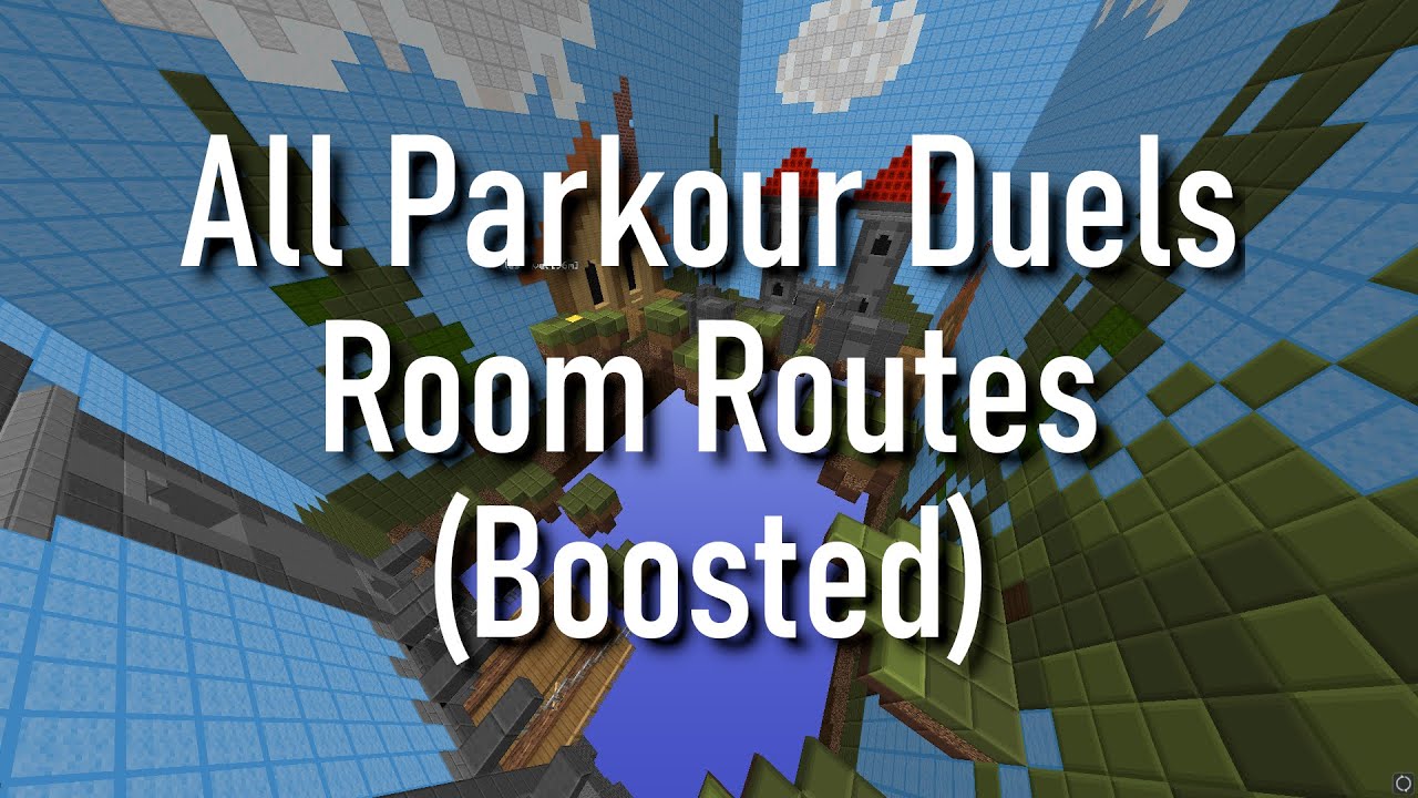 ALL Parkour Duels Room Routes with BOOSTS