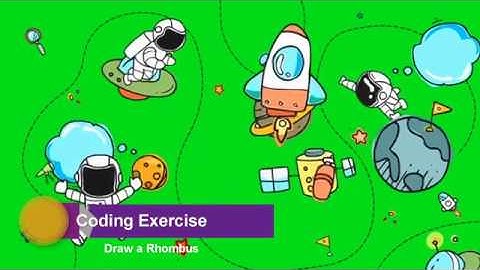 Draw a Rhombus in Python!