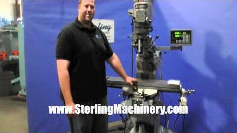9" x  42" Bridgeport Vertical Mill, Mdl. Series 1, Sino 2 Axis Digital Read Out System, Powered ...