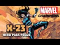 Marvel Champions LCG X-23 Hero Pack Focus