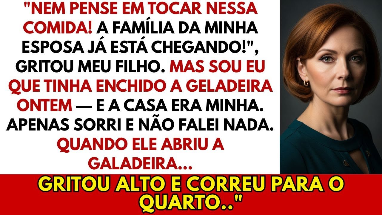 Meu filho mandava em mim dentro da minha própria casa — mas quando ele abriu a geladeira...