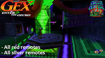 Gex: Enter The Gecko (PSX) - Circuit Central | Honey I Shrunk The Gecko (All remotes)