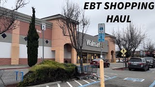 WALMART EBT SHOPPING HAUL FAMILY OF 5