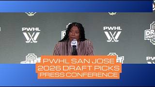 PWHL San Jose 2026 Draftees' Press Conference | Laila Edwards Sloane Matthews Tia Chan Lily Shannon