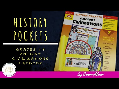 EVAN-MOOR DAILY HISTORY POCKETS ANCIENT CIVILIZATIONS || History Lapbooks Grade 1-3