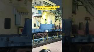 wap 7 old powerfull locomotive. #train #railvlogger #railtrack #indianrailways