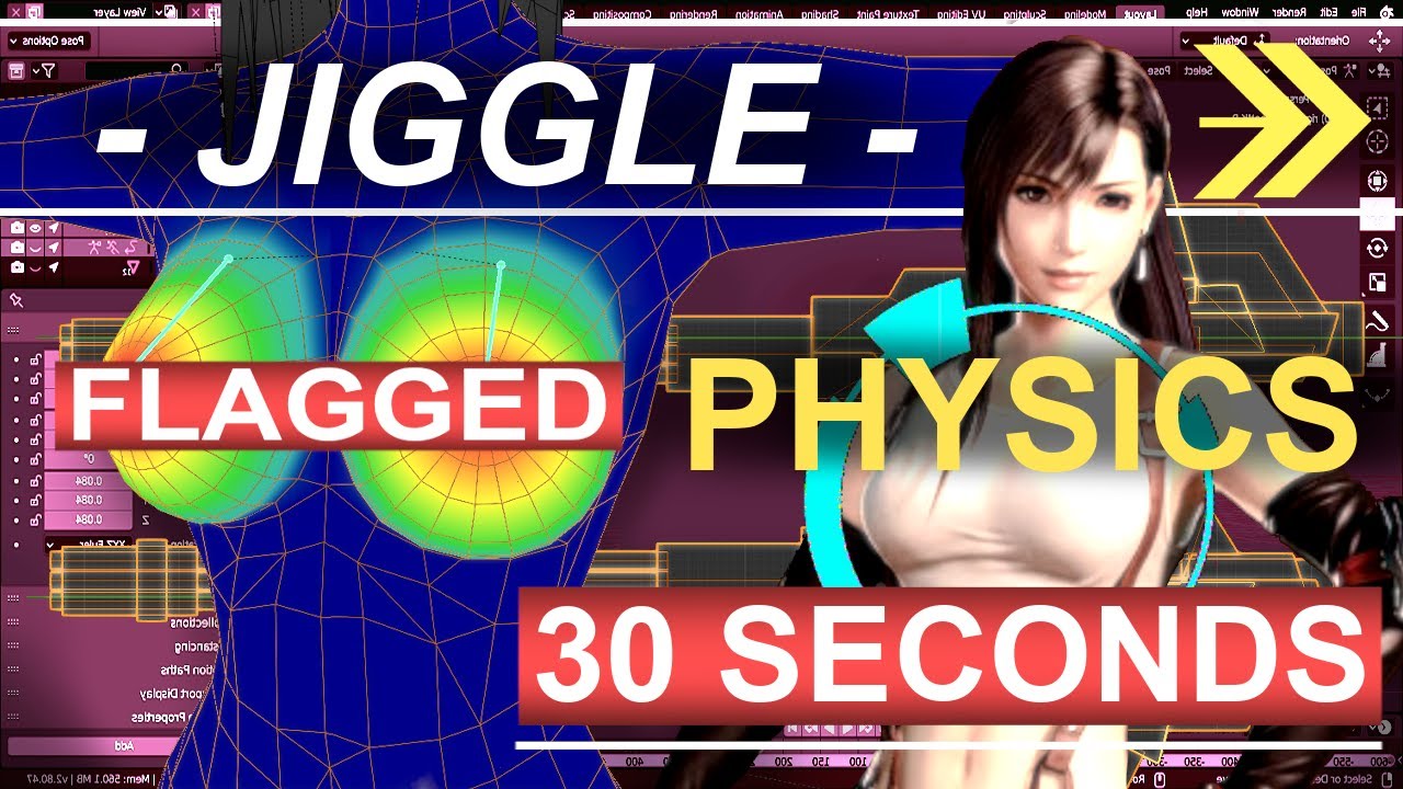 Blender 2.82 : Jiggle Physics (In 30 Seconds!!!)