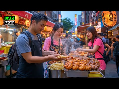 Osaka Kuromon Ichiba Market Walk in 4K HDR – Japan Street Food Paradise