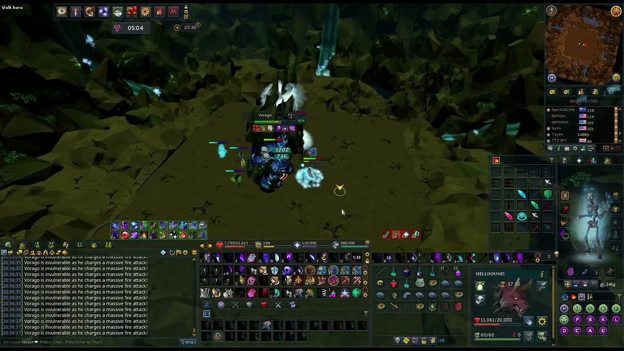 Vorago Teamsplit solo normal mode necromancy example, Runescape 3