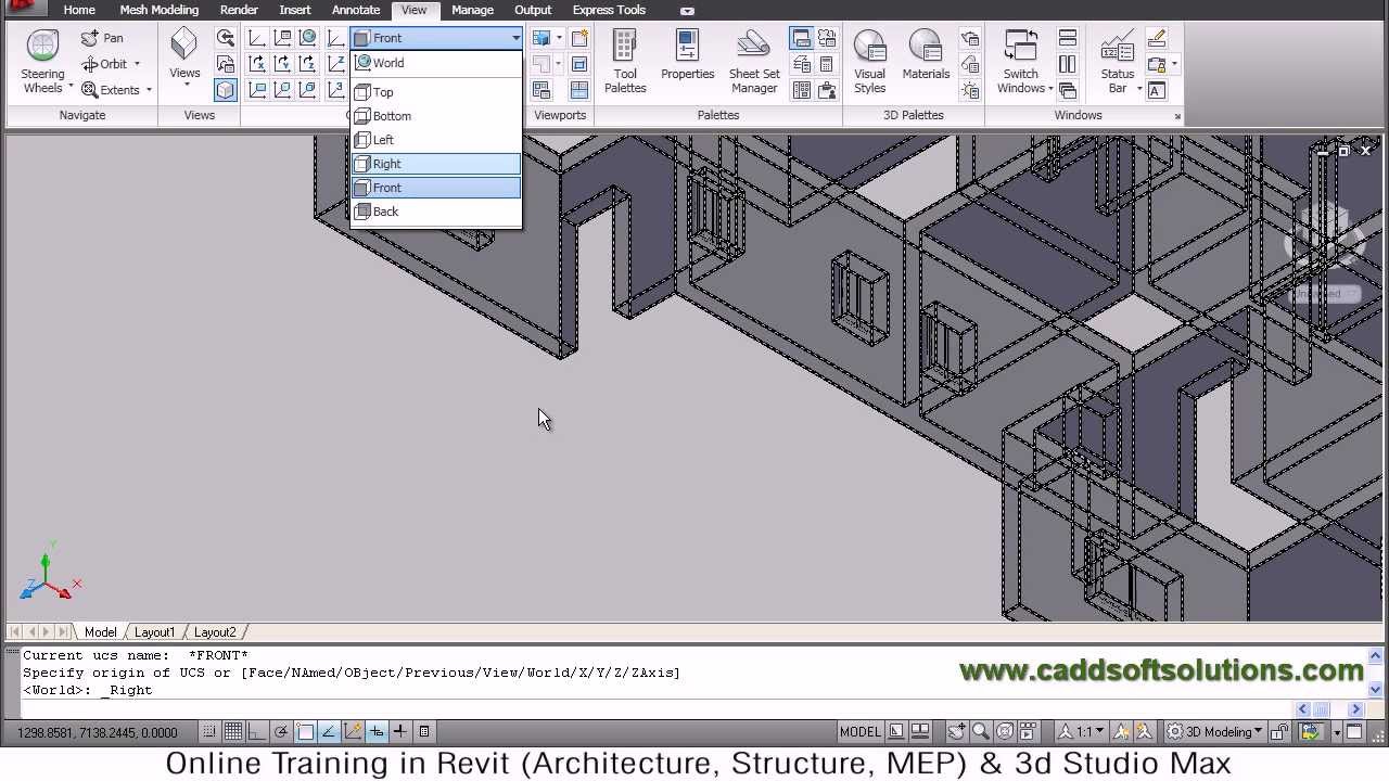 AutoCAD 3D  House  Modeling Tutorial  4 3D  Home  3D  