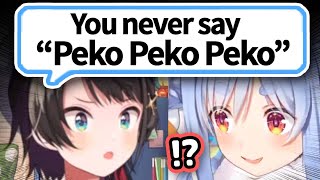 Subaru Noticed Pekora Never Says