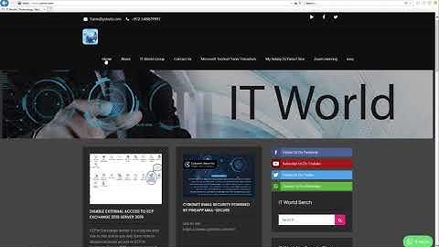 DISABLE EXTERNAL ACCESS TO ECP EXCHANGE 2019 SERVER 2019#exchange2019 #server2019
