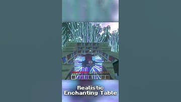 Minecraft Realistic ENCHANTING TABLE