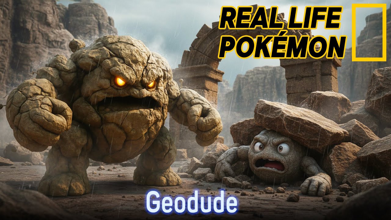 Real Life Pokémon NatGeo: Geodude The Living Rock 🪨 | Nature Documentary