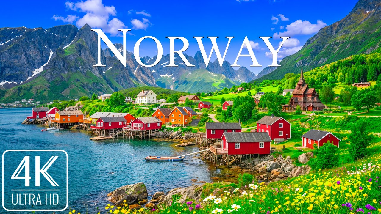 Norway 4K | Iconic Fjords, Red Fishing Villages & Timeless Scandinavian Coastal Scenery