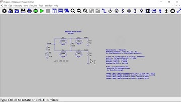 RF Wilkinson Power Divider, S-parameters measurement in LTspice