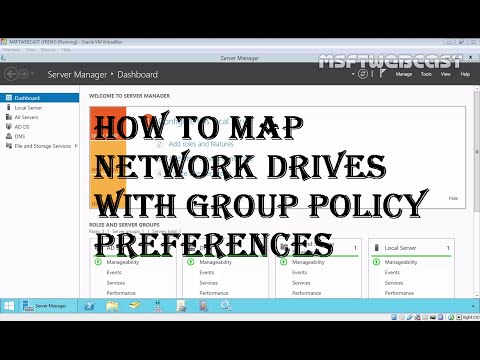 14. Map Network Drives with Group Policy Preferences (70-410) MCSA