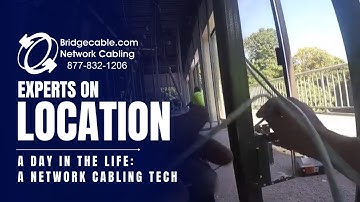 A Day in the Life of a Network Cabling Tech - Must SEE! How to run data cables and what to expect!