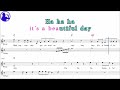 Daniel Boone-Beautiful sunday karaoke sheet music,MR for players,chord,chorus,Lyrics add(Ye karaoke)