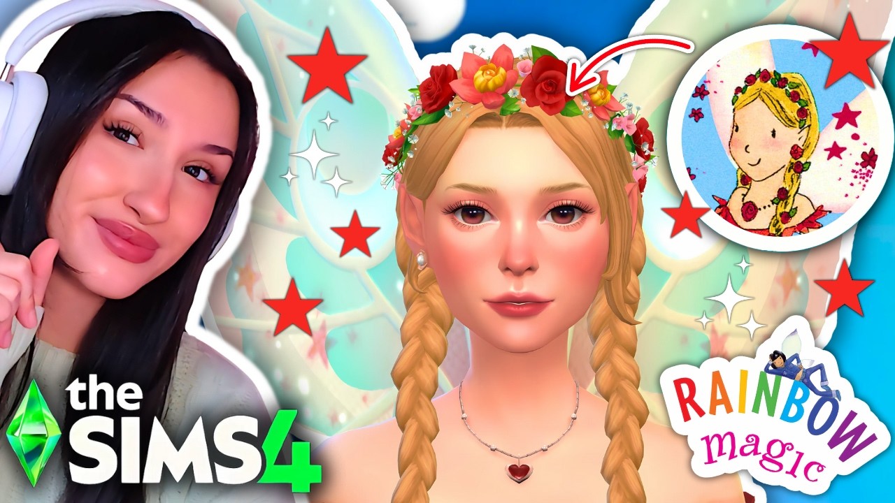 making sims inspired by the RAINBOW MAGIC Fairies in The Sims 4