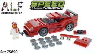 Lego Speed Champions 75890 Ferrari F40 Competizione - Lego 75890 Speed Build